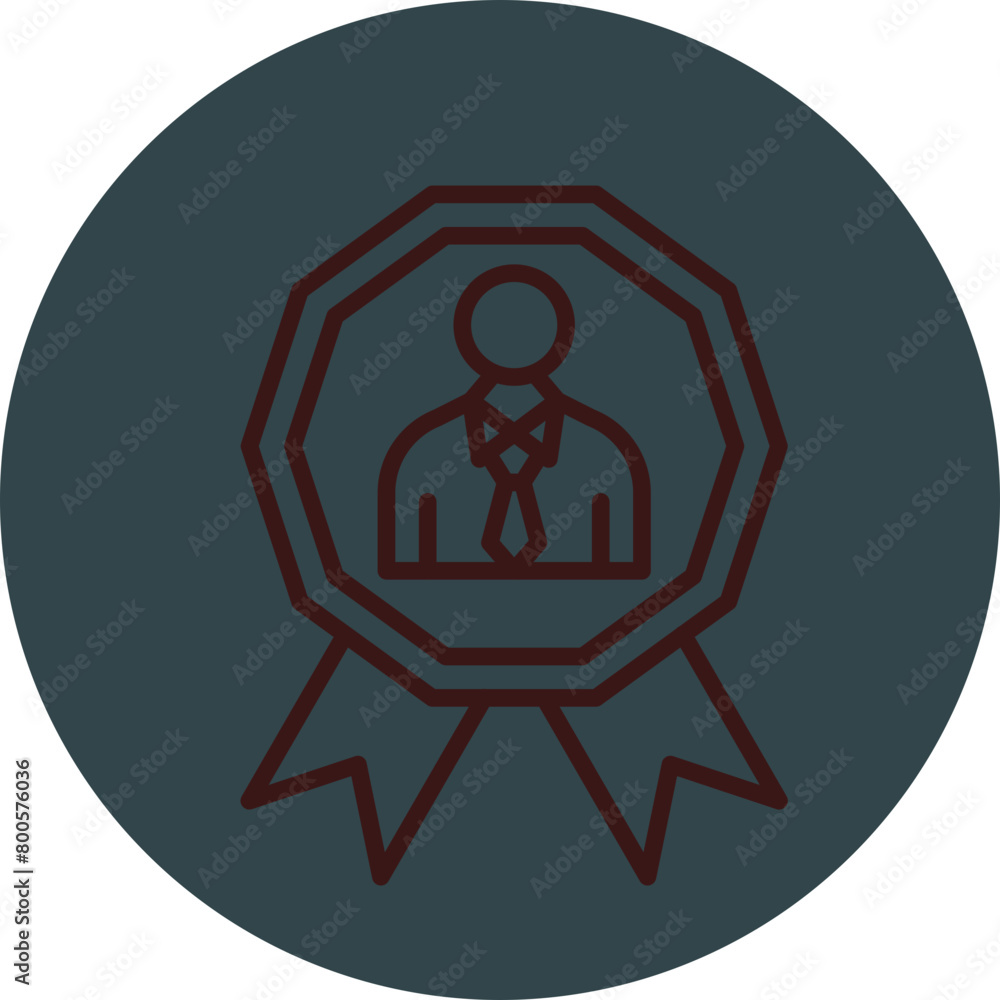 Employee Of The Month Grey Red Line Circle Icon Line Circle Icon Employee Of The Month Grey Red Line Circle Icon Line Circle Icon