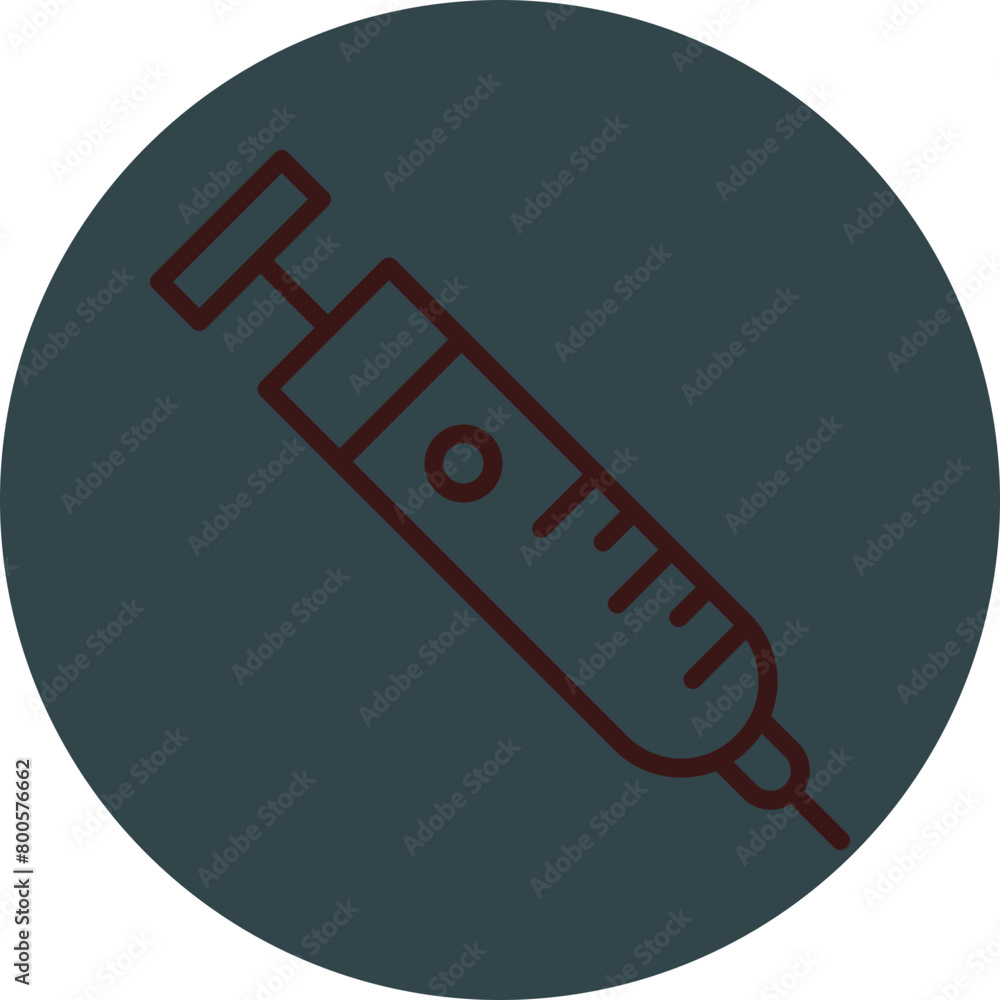 Injection Grey Red Line Circle Icon Line Circle Icon Injection Grey Red Line Circle Icon Line Circle Icon