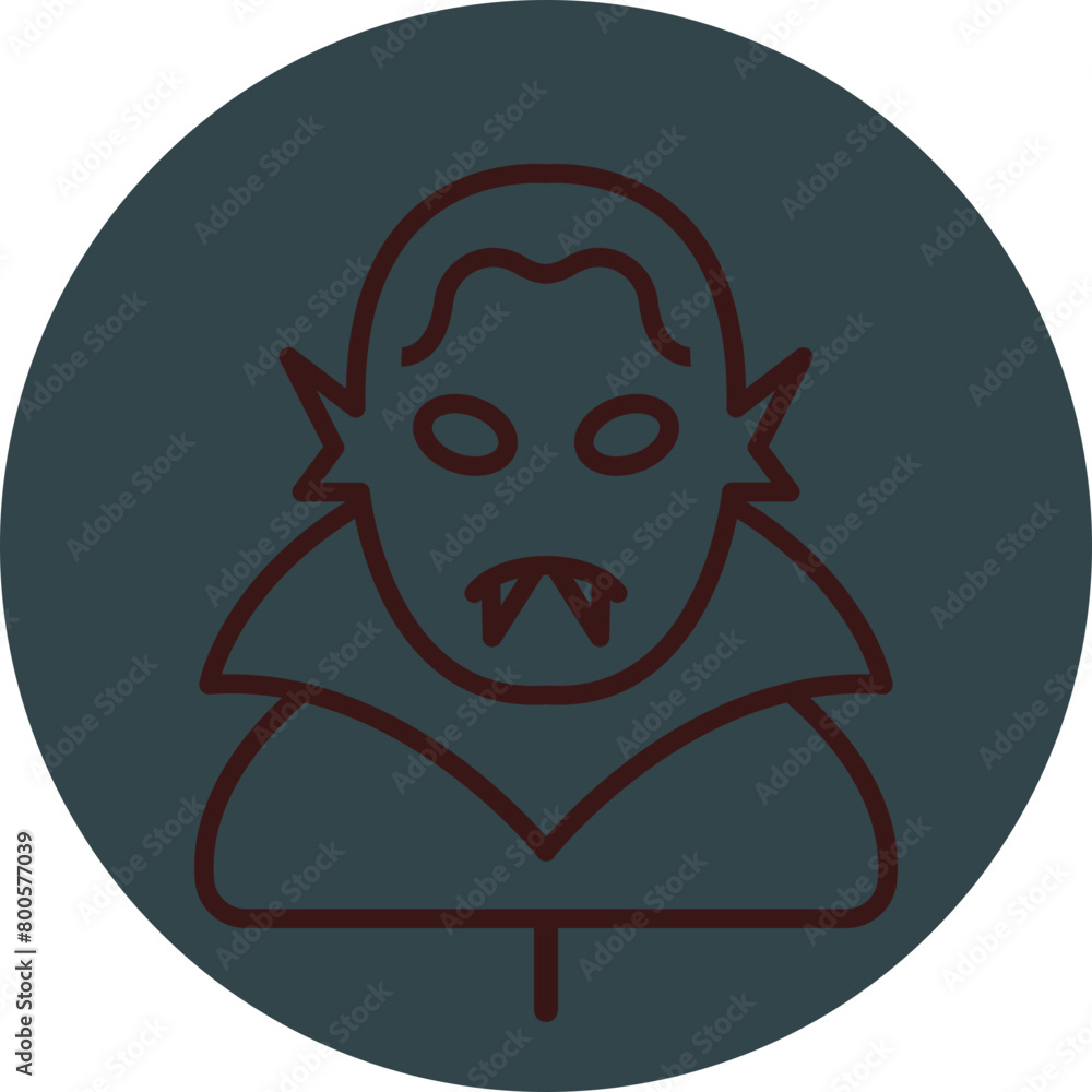 Vampire Grey Red Line Circle Icon Line Circle Icon Vampire Grey Red Line Circle Icon Line Circle Icon