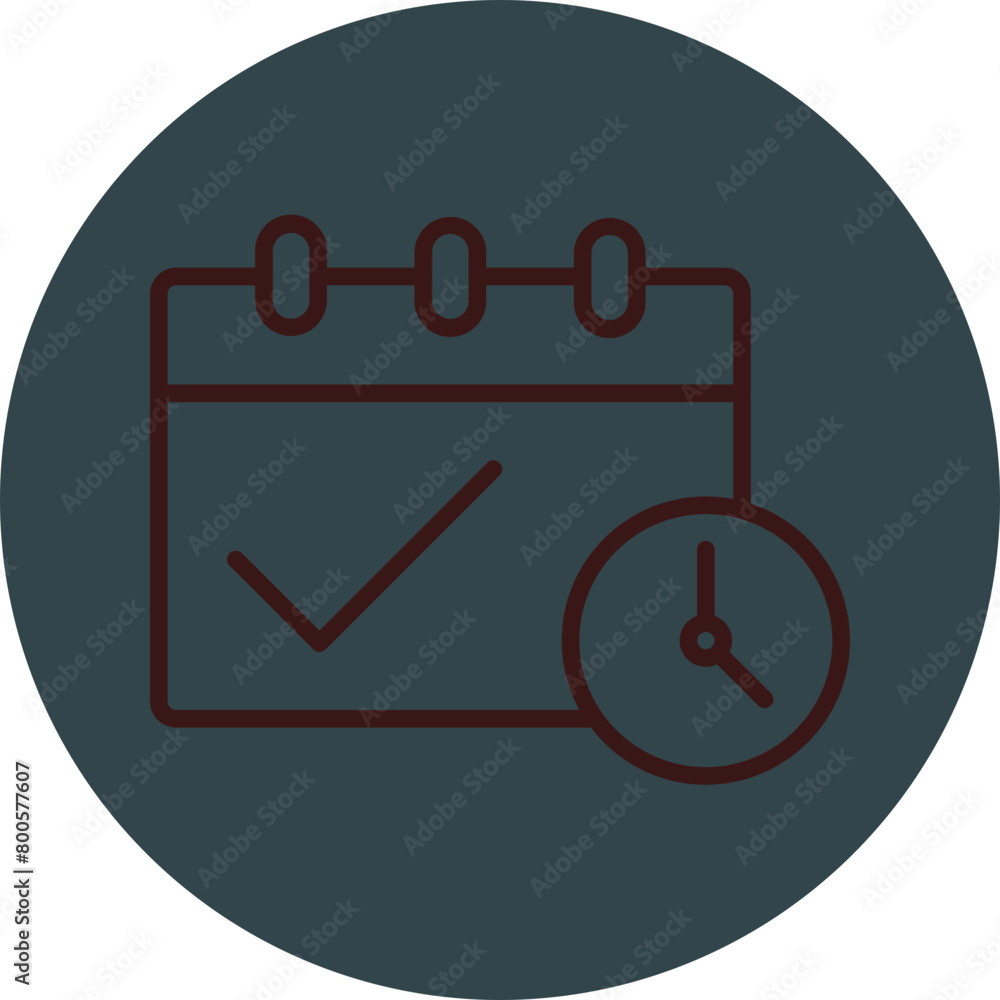 Calendar Last Day Grey Red Line Circle Icon Line Circle Icon Calendar Last Day Grey Red Line Circle Icon Line Circle Icon