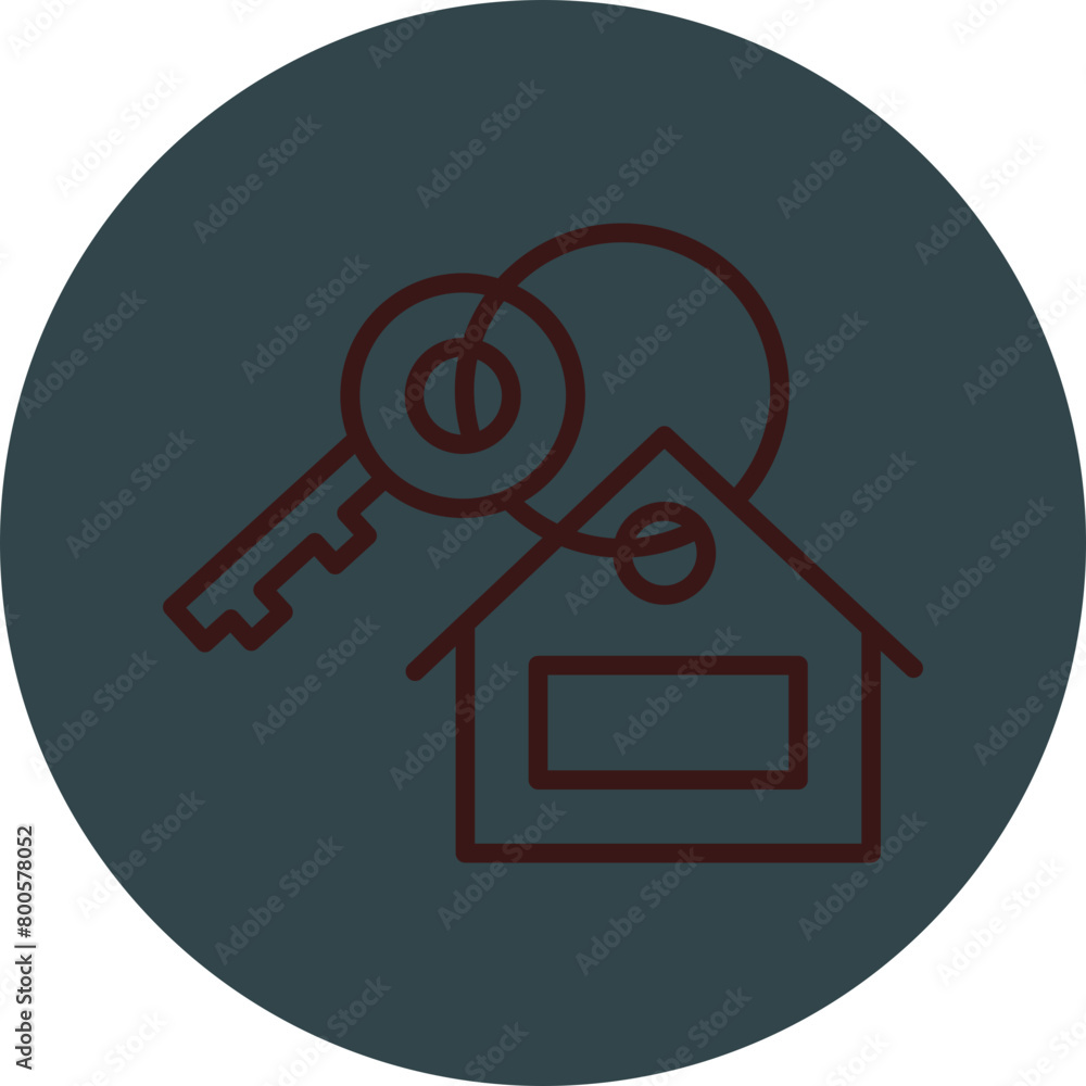 Home Security Grey Red Line Circle Icon Line Circle Icon Home Security Grey Red Line Circle Icon Line Circle Icon