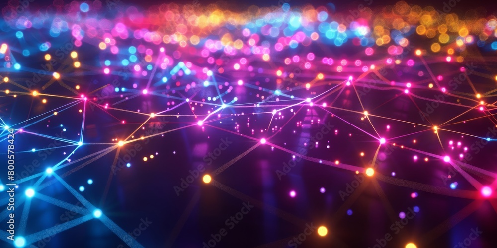 Abstract Digital Network Connection Concept in Technological World Communication. Abstract Digital Network Connection Concept in Technological World Communication.
