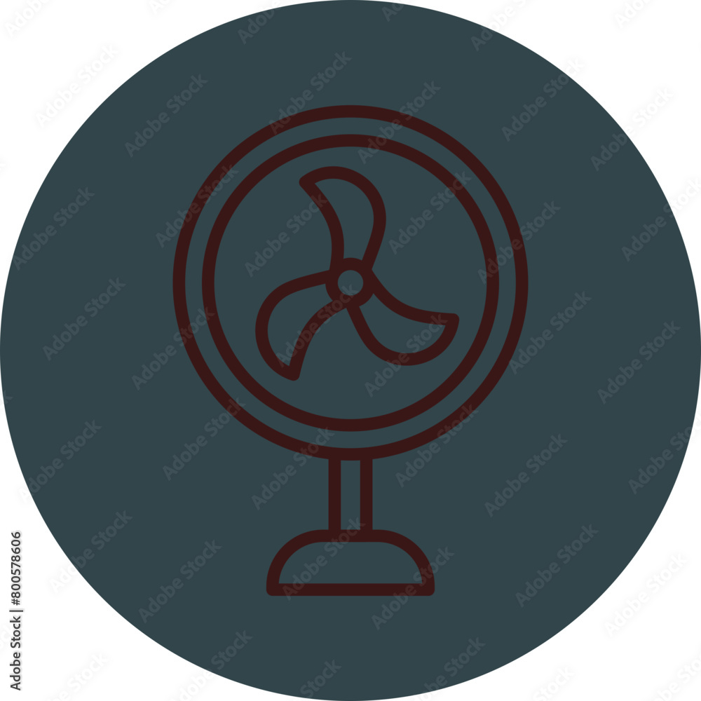 Fan Grey Red Line Circle Icon Line Circle Icon Fan Grey Red Line Circle Icon Line Circle Icon