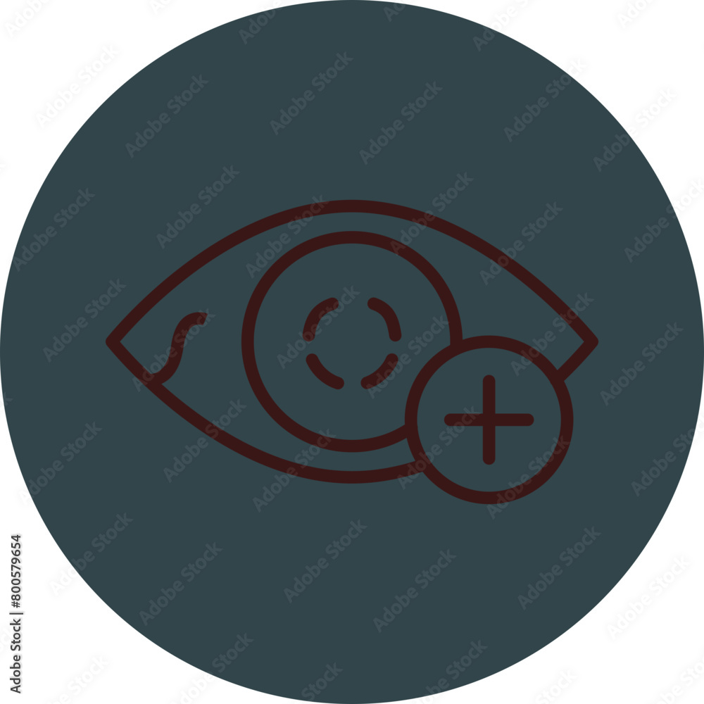 Hyperopia Grey Red Line Circle Icon Line Circle Icon Hyperopia Grey Red Line Circle Icon Line Circle Icon