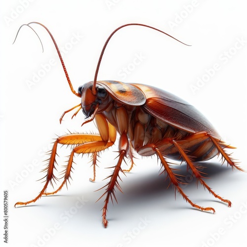 cockroach isolated on white © Садыг Сеид-заде