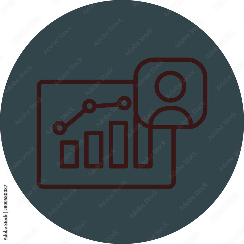 Demographic Grey Red Line Circle Icon Line Circle Icon Demographic Grey Red Line Circle Icon Line Circle Icon