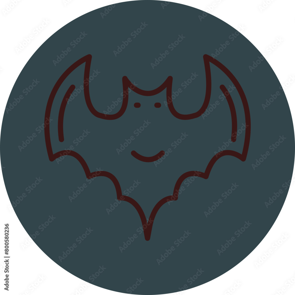 Bat Sign Grey Red Line Circle Icon Line Circle Icon Bat Sign Grey Red Line Circle Icon Line Circle Icon