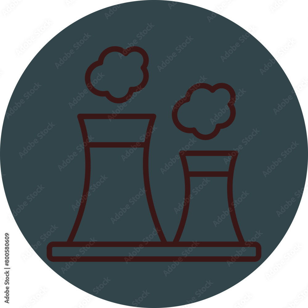 Air Pollution Grey Red Line Circle Icon Line Circle Icon Air Pollution Grey Red Line Circle Icon Line Circle Icon