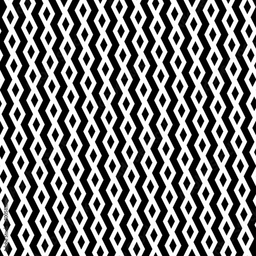 Zigzag lines, rhombuses background. Jagged stripes, diamonds ornament. Ethnic motif. Folk backdrop. Digital paper, textile print, web design. Seamless pattern