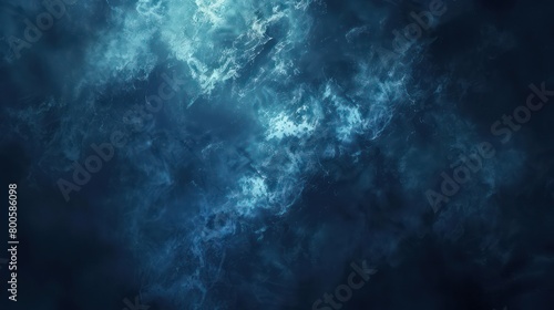 Wallpaper Mural Artistic illustration portraying a deep blue cosmic phenomenon with a swirling nebula pattern Torontodigital.ca