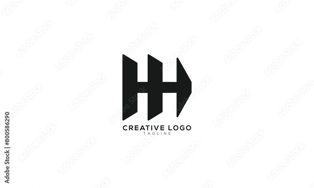 HH Abstract initial monogram letter alphabet logo design HH Abstract initial monogram letter alphabet logo design