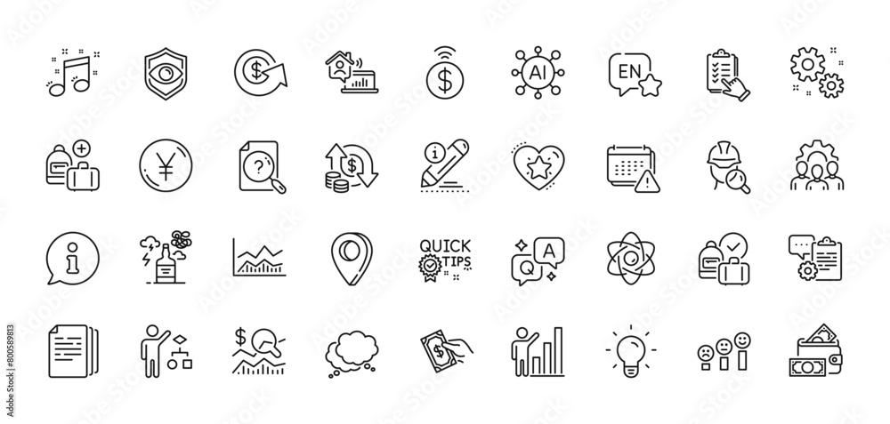 Yen money, Eye detect and Team work line icons pack. AI, Question and Answer, Map pin icons. Alcohol addiction, Algorithm, Trade infochart web icon. English, Quick tips, Work home pictogram. Vector Yen money, Eye detect and Team work line icons pack. AI, Question and Answer, Map pin icons. Alcohol addiction, Algorithm, Trade infochart web icon. English, Quick tips, Work home pictogram. Vector