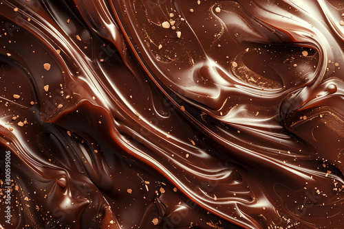 Abstract chocolate pattern artistic and fluid 