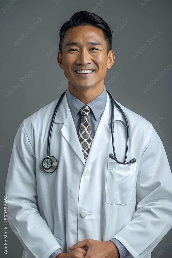 Professional potrait of a young doctor. Professional potrait of a young doctor.