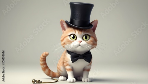 a-3d-cat-wearing-a-tiny-top-hat-and-monocle- 3
