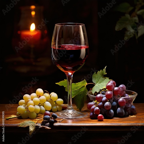 Wallpaper Mural wine and grapes Torontodigital.ca