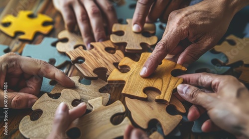 A dysfunctional team reveals the pressing need to redefine roles and rebuild trust, driving a transformation underscored by a close up business hitech concept