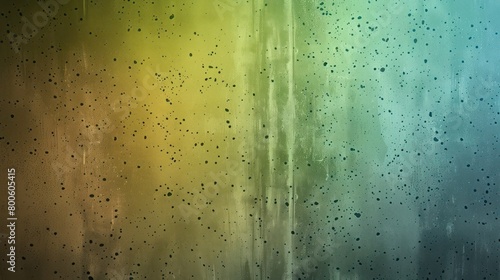 Speckled raindrops adorn a gradient glass, displaying a beautiful juxtaposition of nature and gradient texture