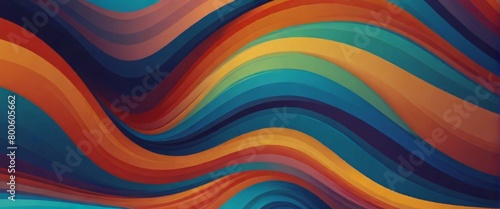 abstract wave colorfull background