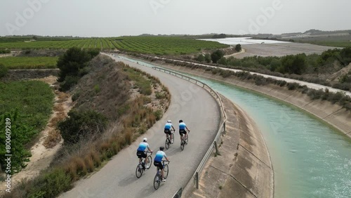 Water channel in Orihuela Costa, Alicante, Spain