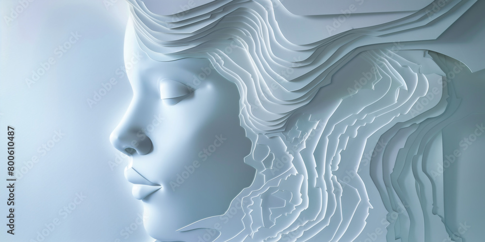 Elegance in White: Portrait of a Modern Muse Elegance in White: Portrait of a Modern Muse