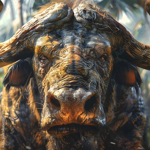 Formidable Magnon - A Fantastical Hybrid Creature Captured in Striking 3D Render photo