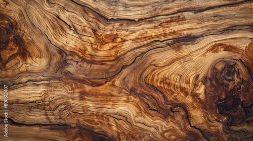 This image exhibits the beautiful and detailed grain of olive wood, showcasing the natural patterns and textures