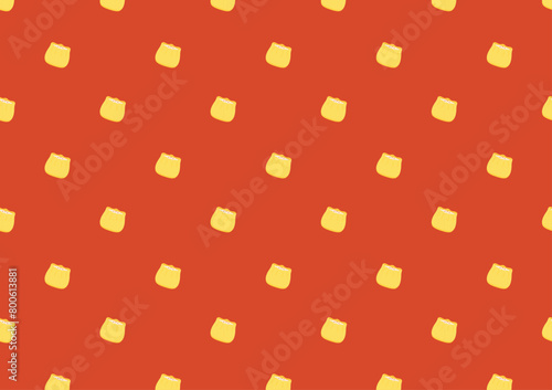 Siu Mai (Shumai) – Chinese steamed dumplings. Siu Mai is Chinese food. Siu Mai pattern background.