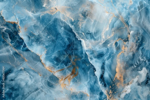 Electric blue fluid wave pattern on rock art texture