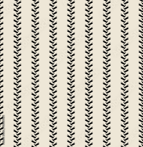 Line design background. Seamless pattern in tribal, folk pattern.