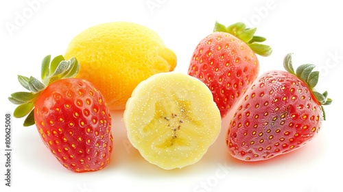 Frozen grounded fruits photo