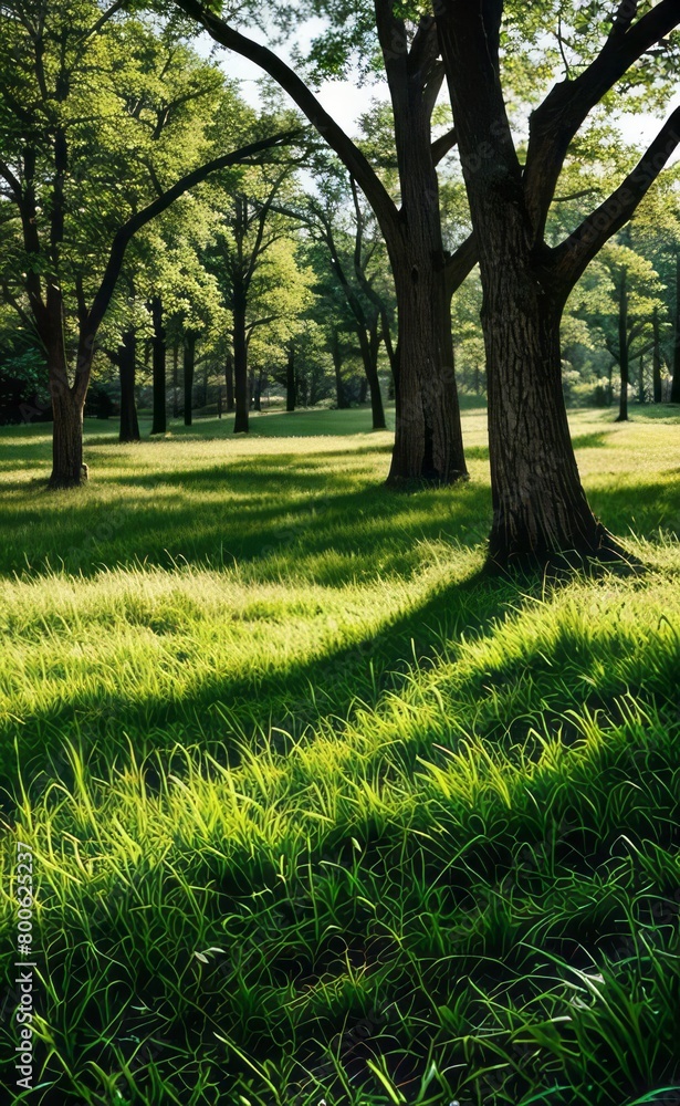 Fototapeta premium green grass meadow outdoor