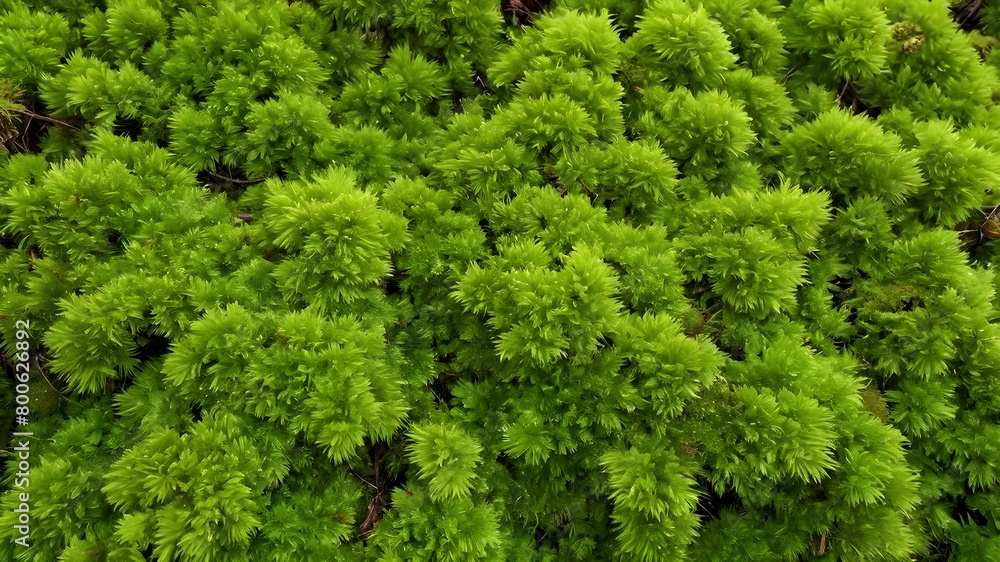 Dark green moss texture Dark green moss texture