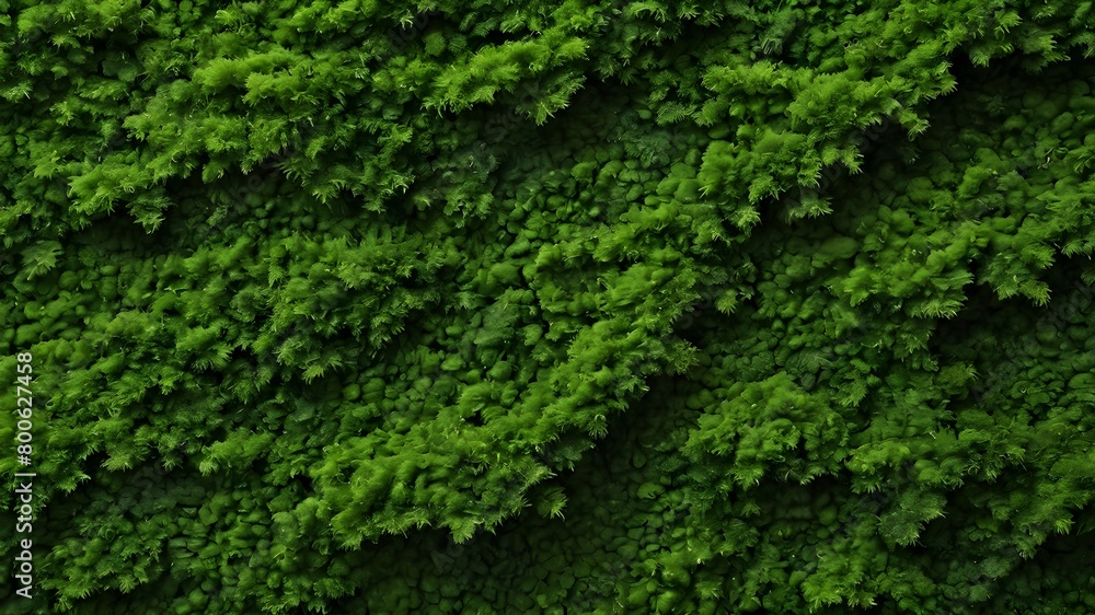 Dark green moss texture Dark green moss texture