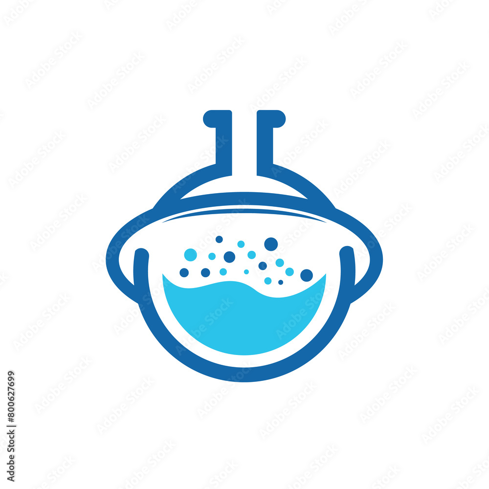 Lab vector logo template design.
Lab vector logo template design.