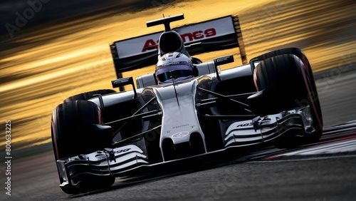 Formula one speed and precision motorsport racing competition
