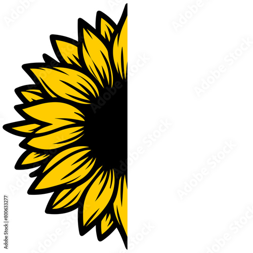Sunflower Half