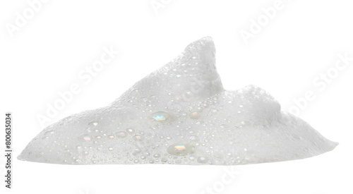Valokuva Soap foam, bubbles isolated on white, clipping path