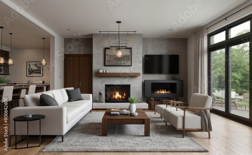 modern luxury living room interior design © Rezhwan