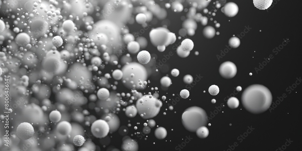 Monochrome image of bubbles, versatile for various projects Monochrome image of bubbles, versatile for various projects