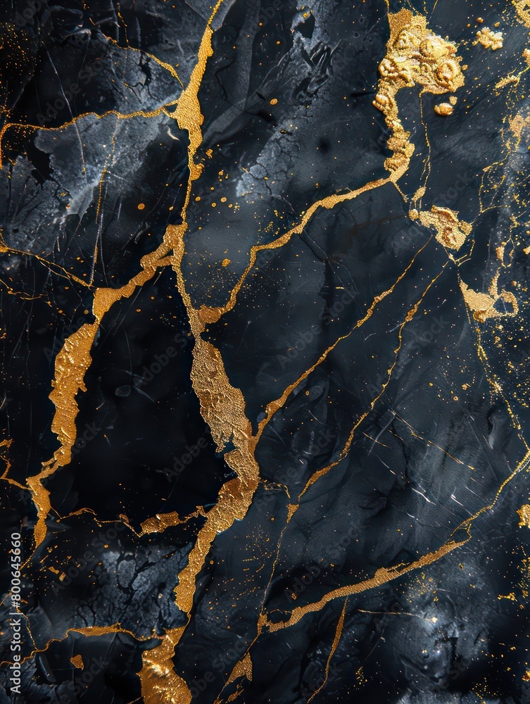 black marble with gold details and texture
black marble with gold details and texture