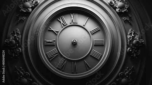 Black icon design of time illustration