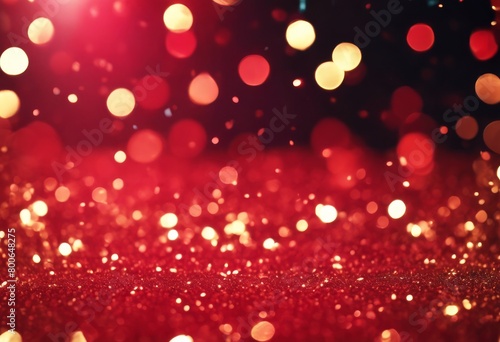 'confetti Black Red bokeh Year Happy gold Christmas background spark New decoration light shiny abstract holiday celebration glowing blur defocused design festive shine blu'
