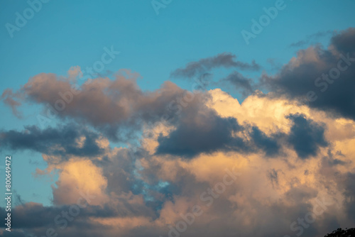 wide sky with interesting and dramatic contrast. Special for changing the sky in photo editing