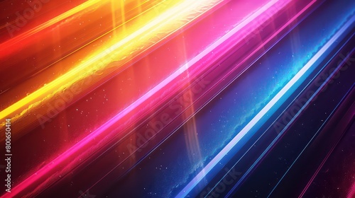 background with vivid neon color gradient lights 