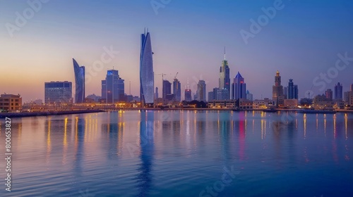 Manama skyline  Bahrain  financial district