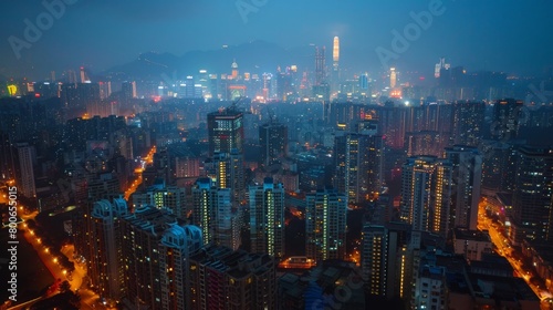 Shenzhen skyline, China, technology hub