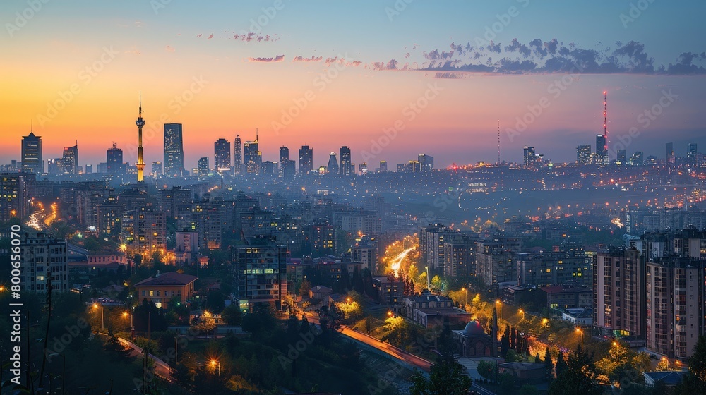 Ankara skyline, capital's blend, Turkey