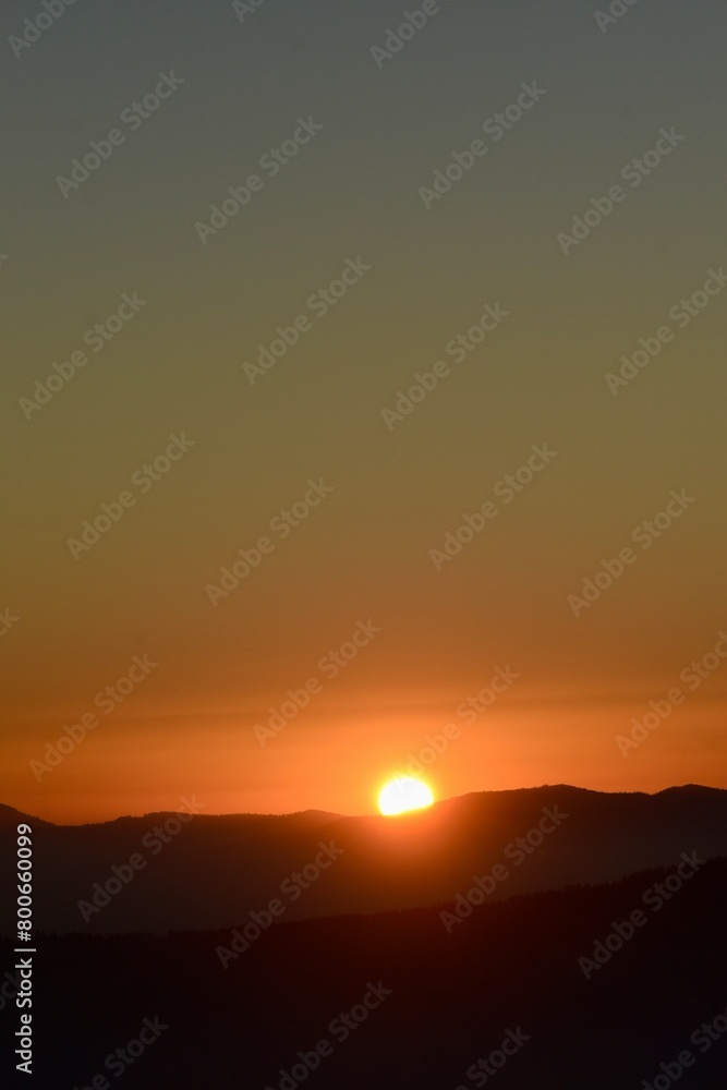 Sunrise in the hills Sunrise in the hills