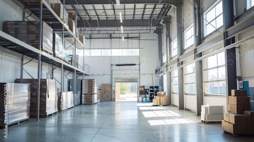 bright and modern warehouse with big windows and nice light